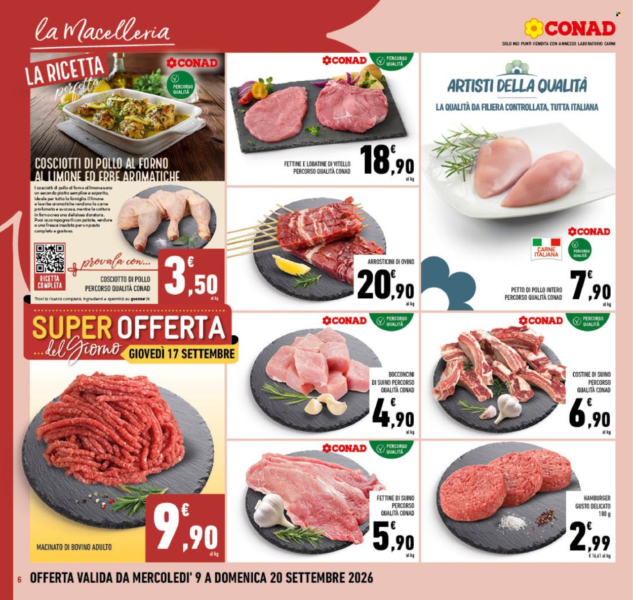 Volantino Conad - 9/9/2026 - 20/9/2026. Pagina 6