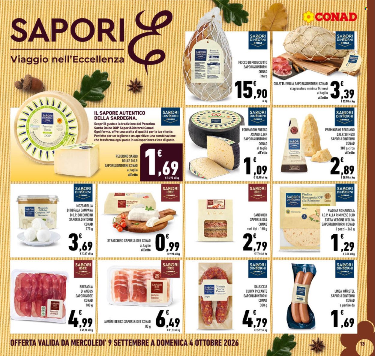 Volantino Conad - 9/9/2026 - 20/9/2026. Pagina 13