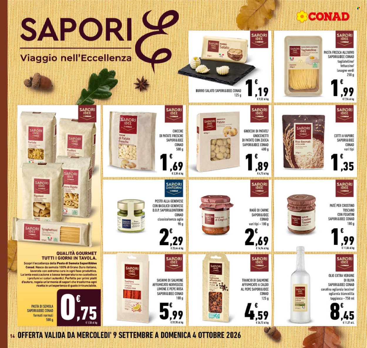Volantino Conad - 9/9/2026 - 20/9/2026. Pagina 14