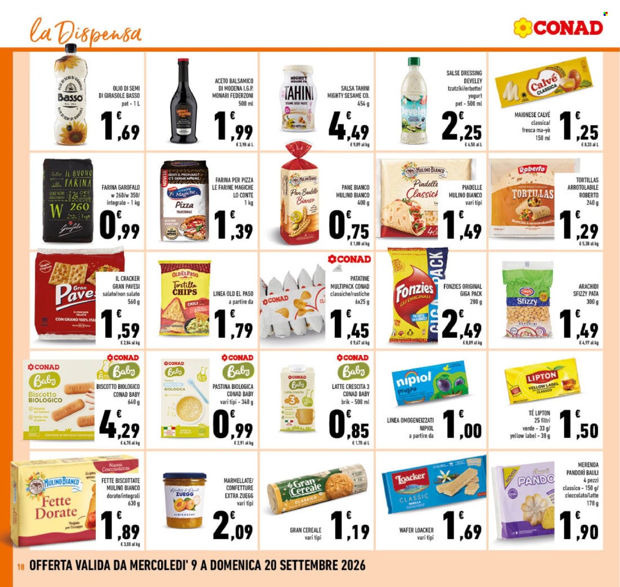 Volantino Conad - 9/9/2026 - 20/9/2026. Pagina 18
