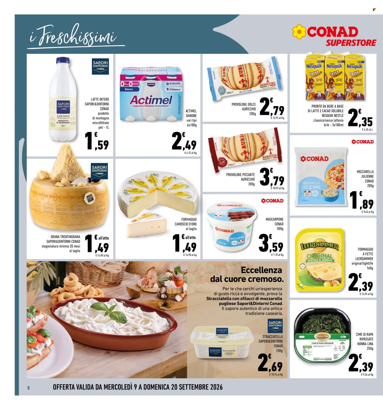 Volantino Conad Superstore - 9/9/2026 - 20/9/2026. Pagina 8