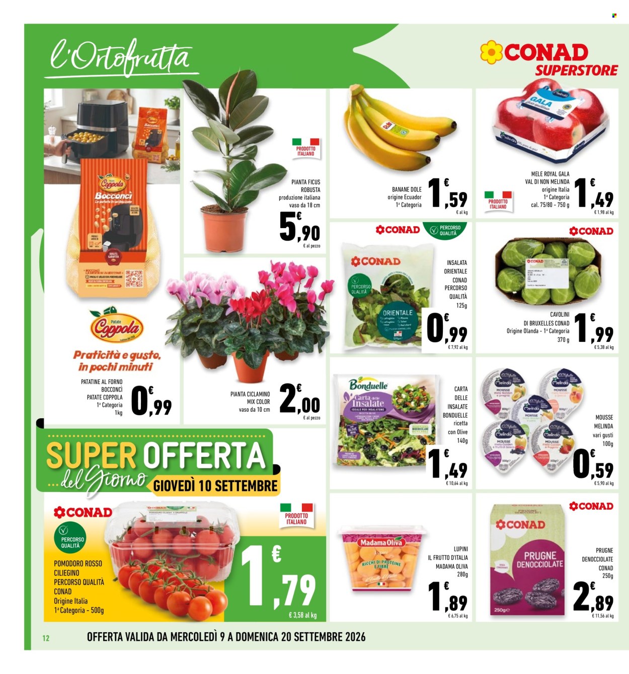 Volantino Conad Superstore - 9/9/2026 - 20/9/2026. Pagina 12