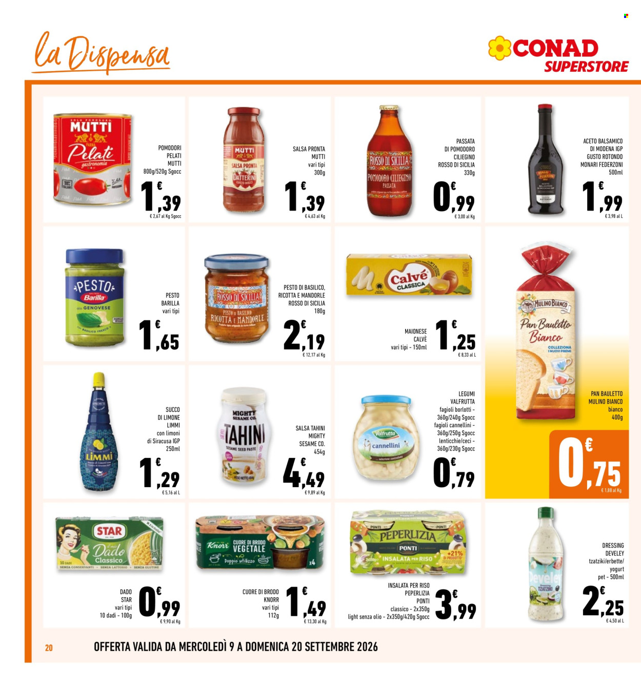 Volantino Conad Superstore - 9/9/2026 - 20/9/2026. Pagina 20