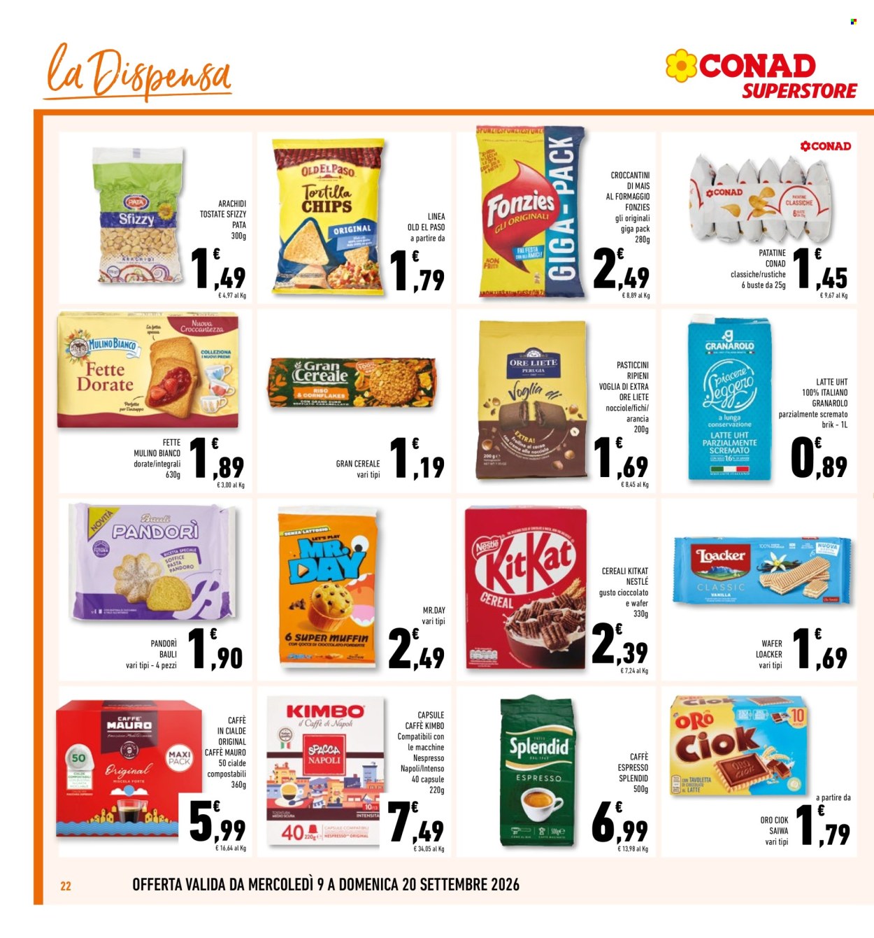 Volantino Conad Superstore - 9/9/2026 - 20/9/2026. Pagina 22