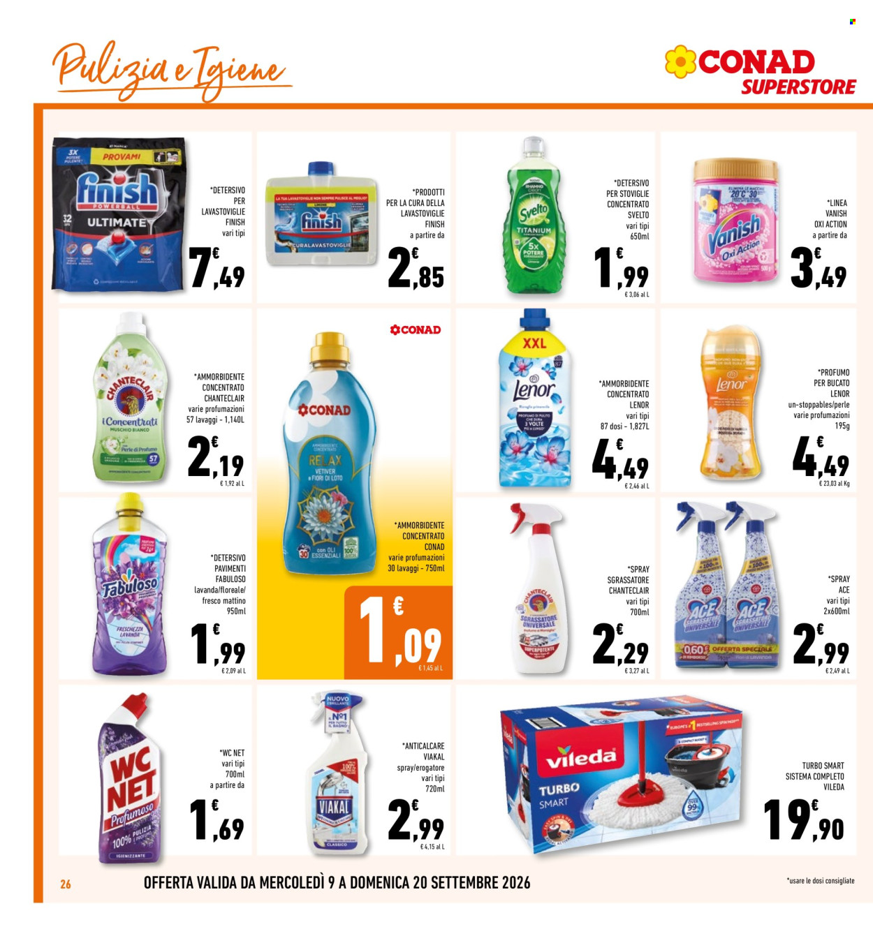 Volantino Conad Superstore - 9/9/2026 - 20/9/2026. Pagina 26