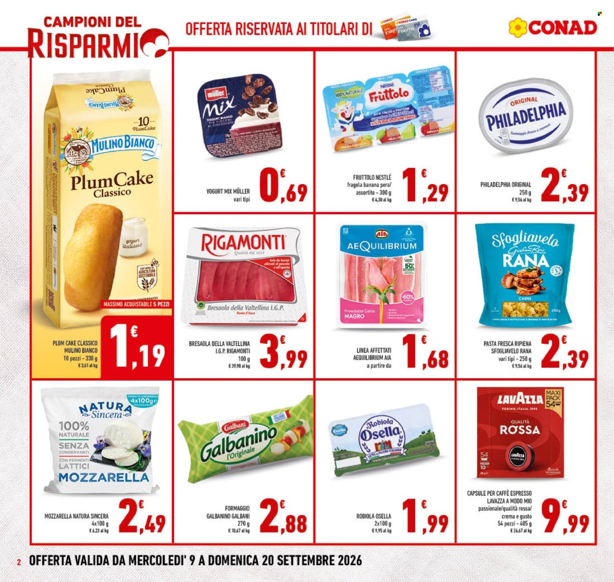 Volantino Conad - 9/9/2026 - 20/9/2026. Pagina 2