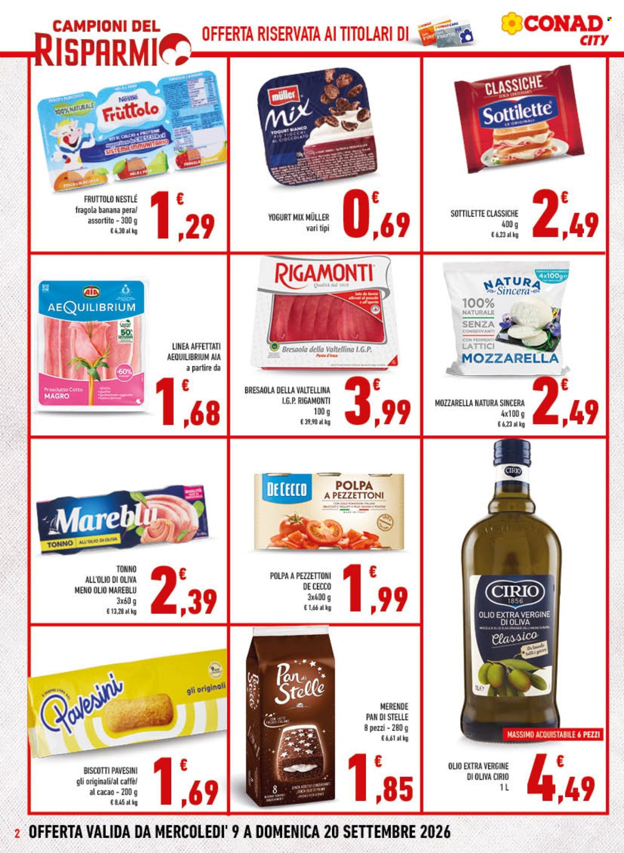 Volantino Conad - 9/9/2026 - 20/9/2026. Pagina 2
