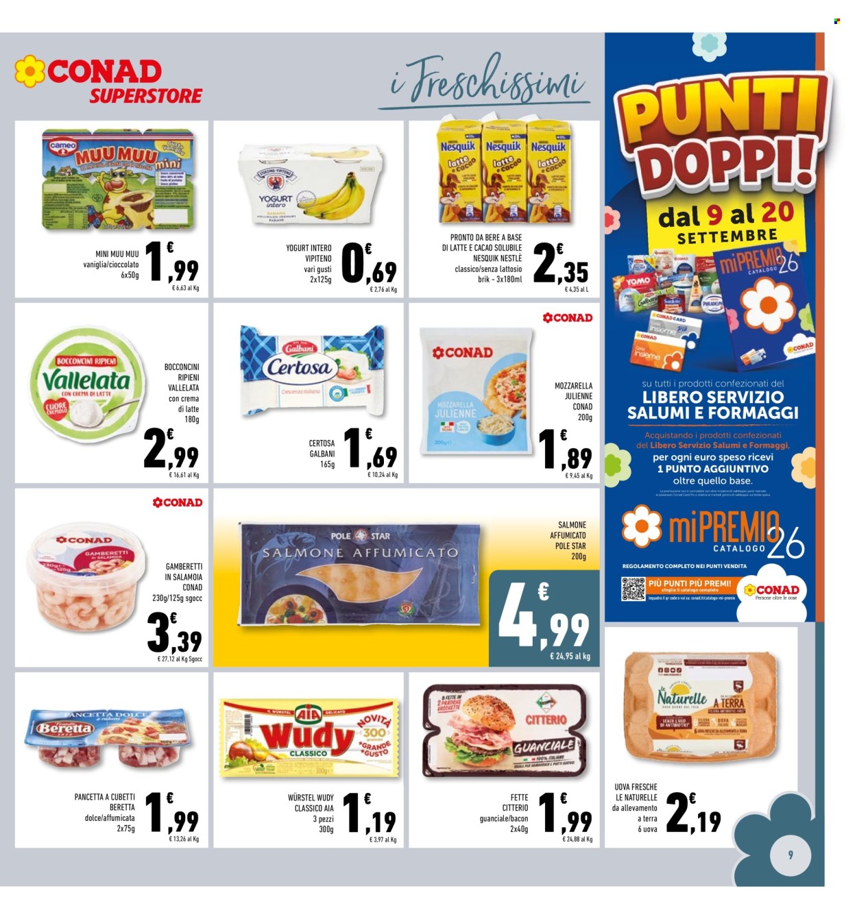 Volantino Conad - 9/9/2026 - 20/9/2026. Pagina 9