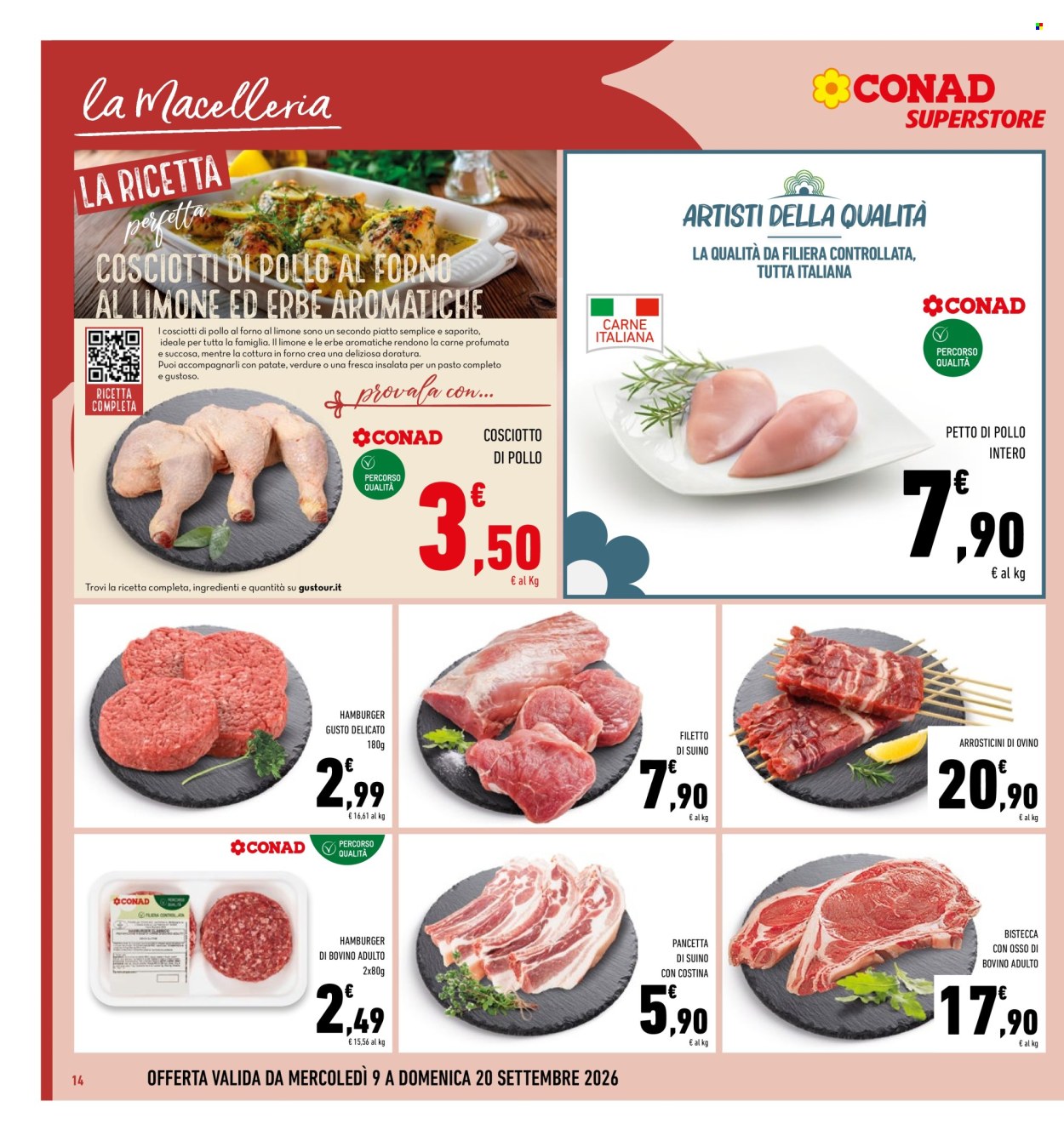Volantino Conad - 9/9/2026 - 20/9/2026. Pagina 14