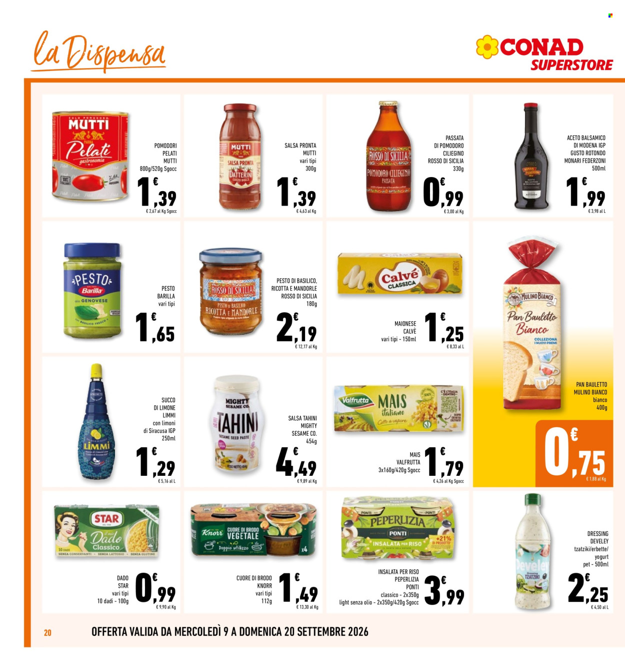 Volantino Conad - 9/9/2026 - 20/9/2026. Pagina 20