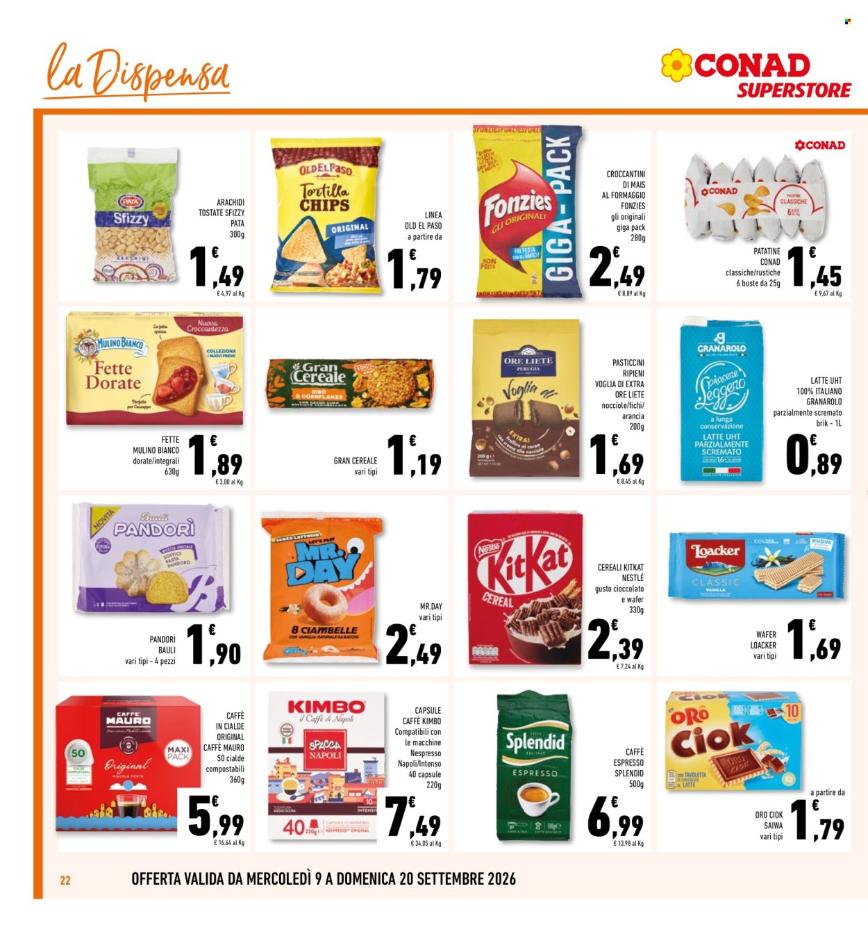 Volantino Conad - 9/9/2026 - 20/9/2026. Pagina 22