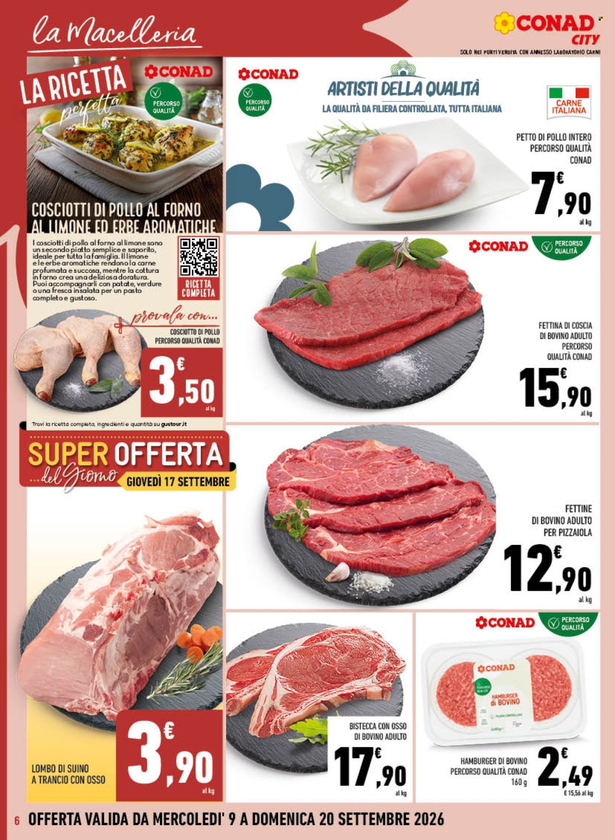 Volantino Conad - 9/9/2026 - 20/9/2026. Pagina 6