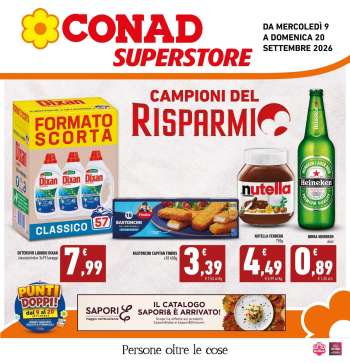 Volantino Conad Superstore - 9/9/2026 - 20/9/2026.
