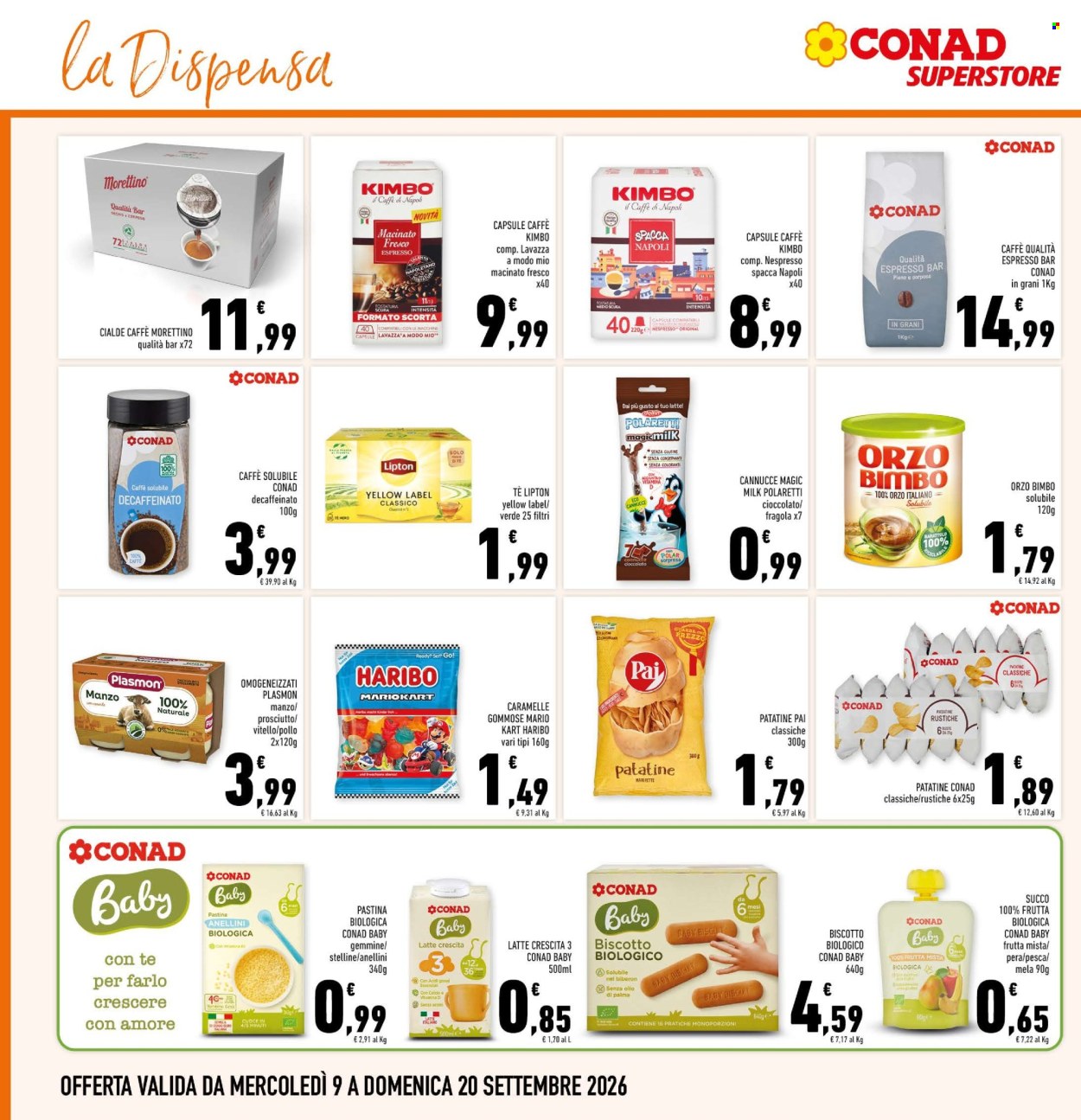 Volantino Conad Superstore - 9/9/2026 - 20/9/2026. Pagina 16