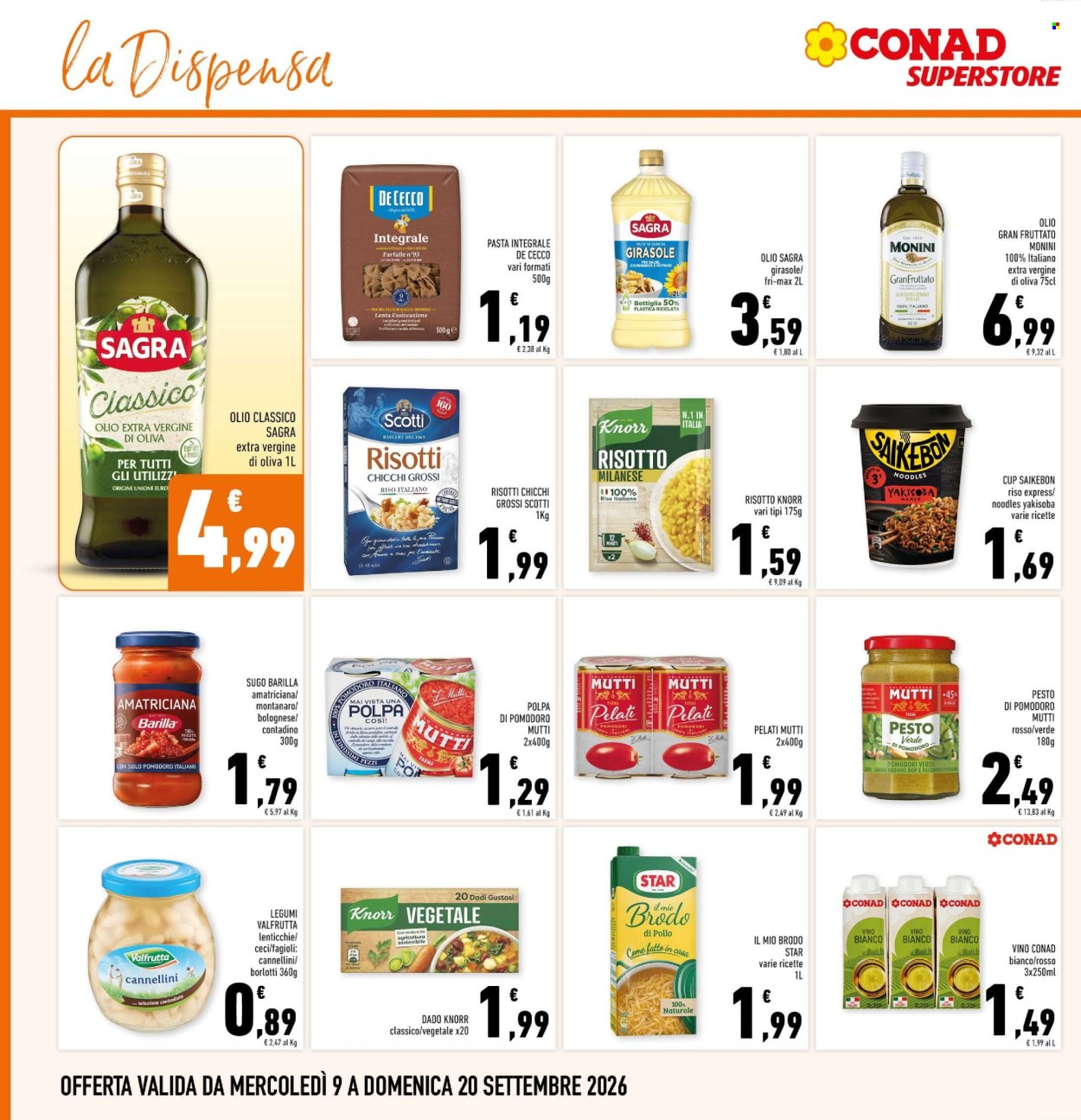 Volantino Conad Superstore - 9/9/2026 - 20/9/2026. Pagina 18