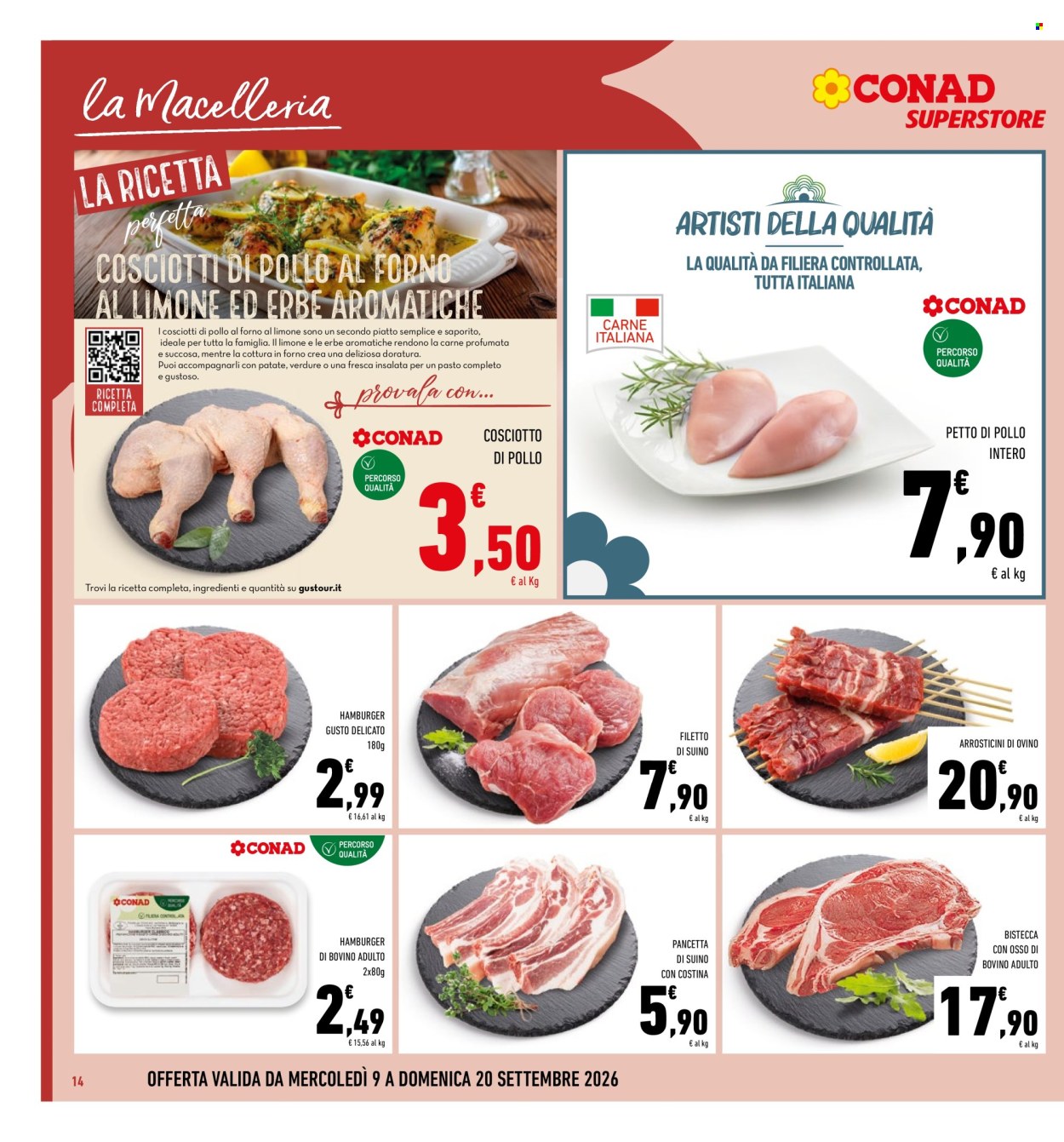 Volantino Conad Superstore - 9/9/2026 - 20/9/2026. Pagina 14