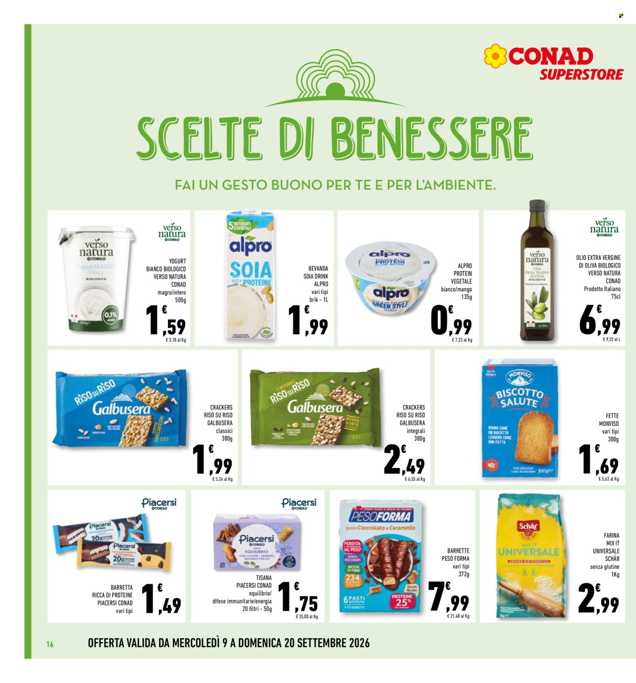 Volantino Conad Superstore - 9/9/2026 - 20/9/2026. Pagina 16
