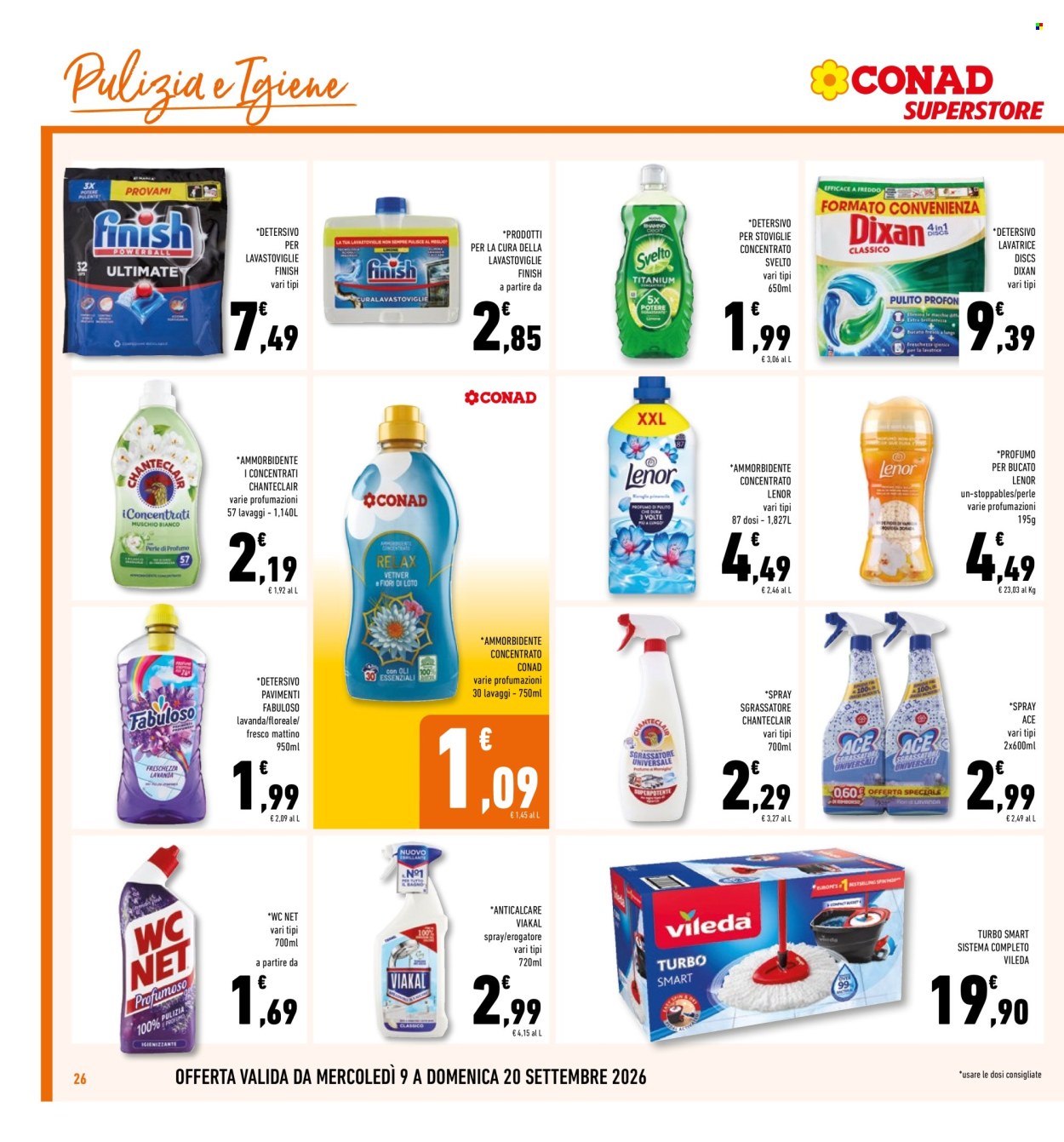 Volantino Conad Superstore - 9/9/2026 - 20/9/2026. Pagina 26