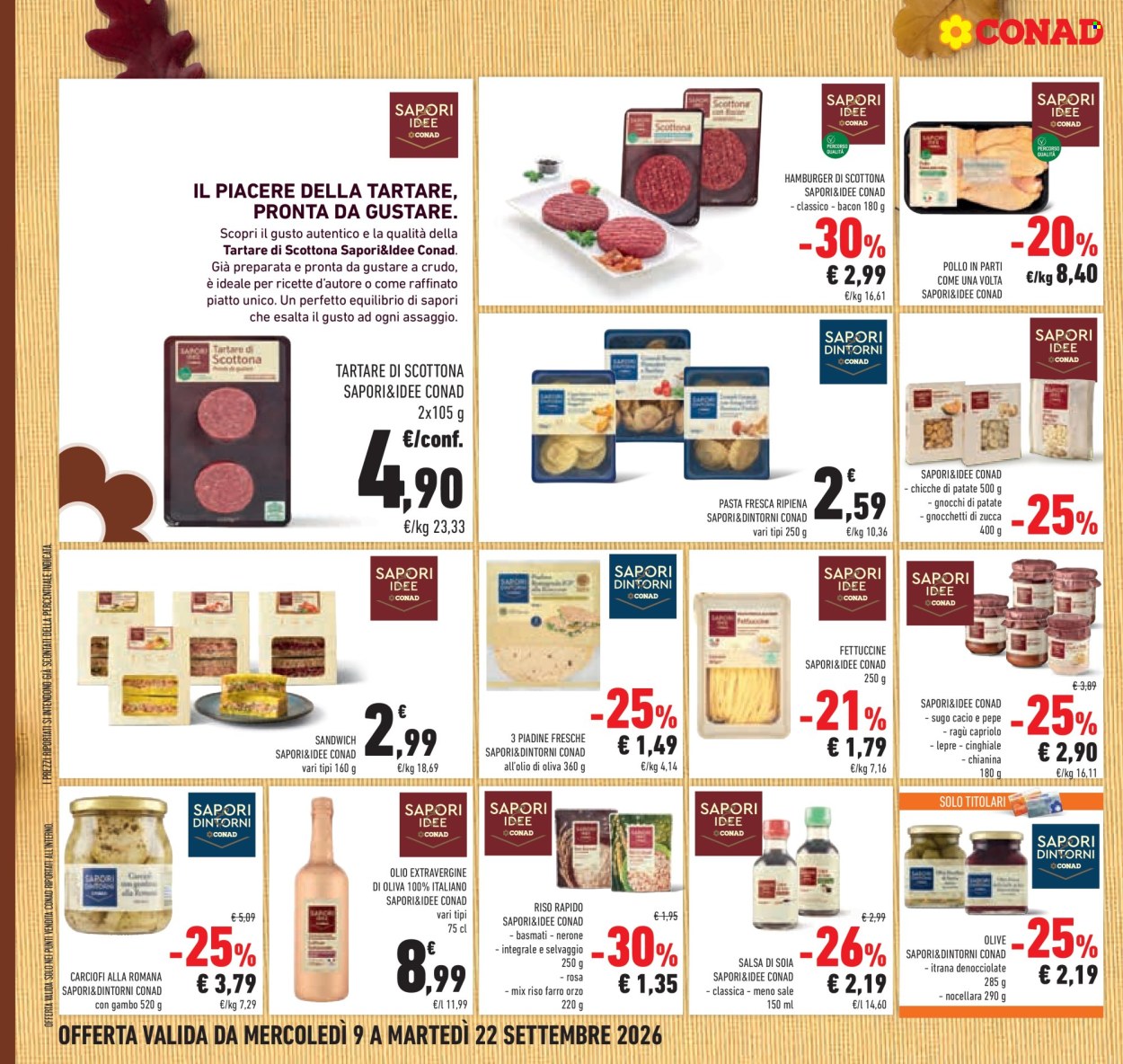 Volantino Conad - 9/9/2026 - 22/9/2026. Pagina 24
