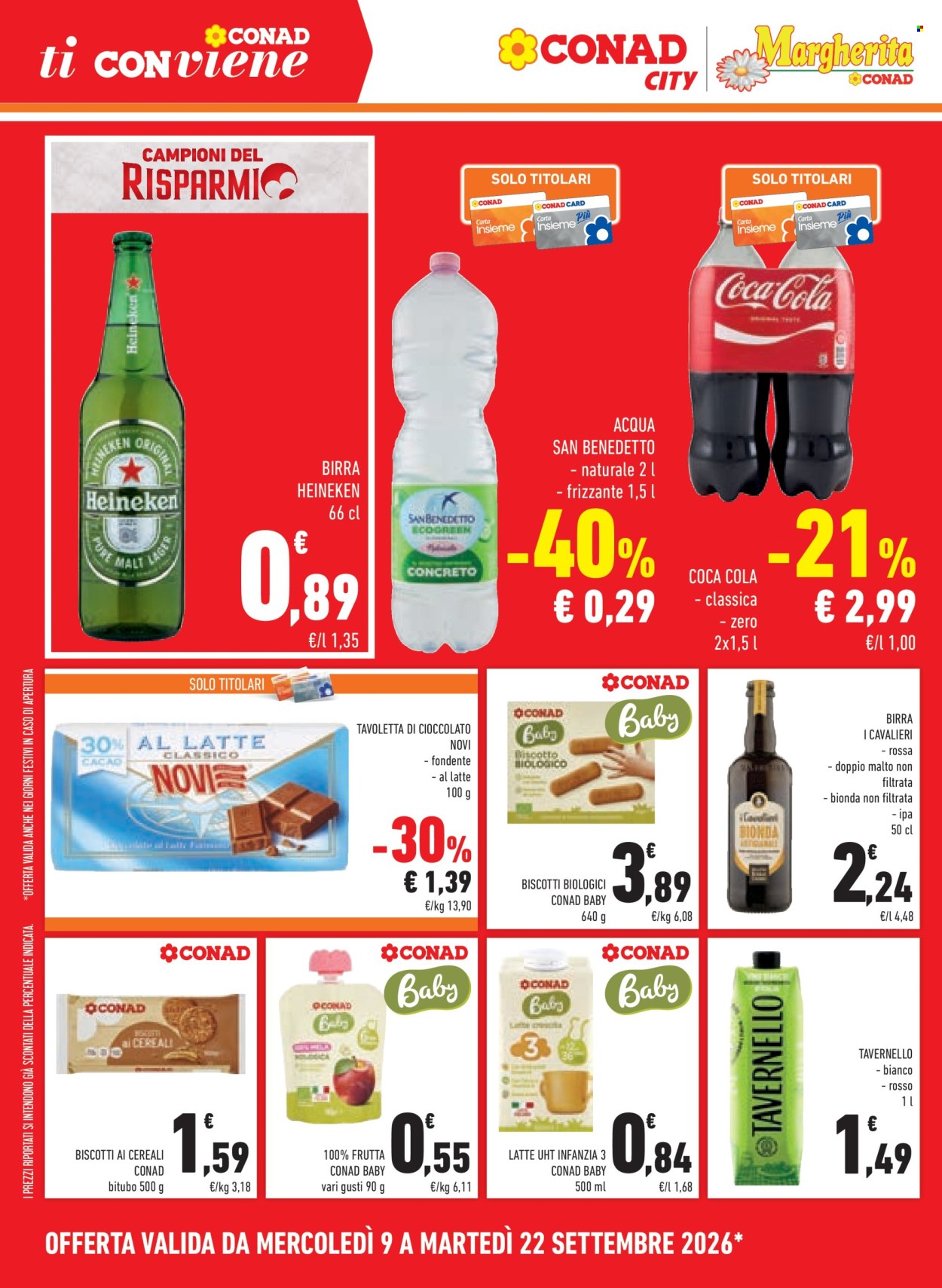 Volantino Margherita Conad - 9/9/2026 - 22/9/2026. Pagina 8