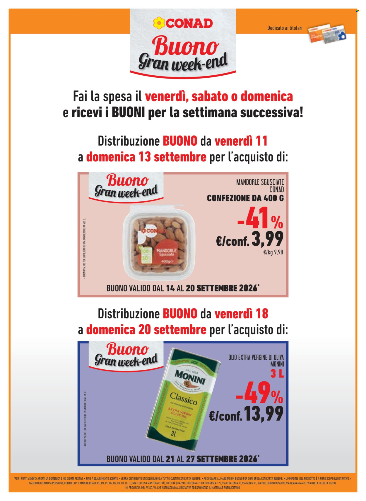 Volantino Margherita Conad - 9/9/2026 - 22/9/2026. Pagina 16