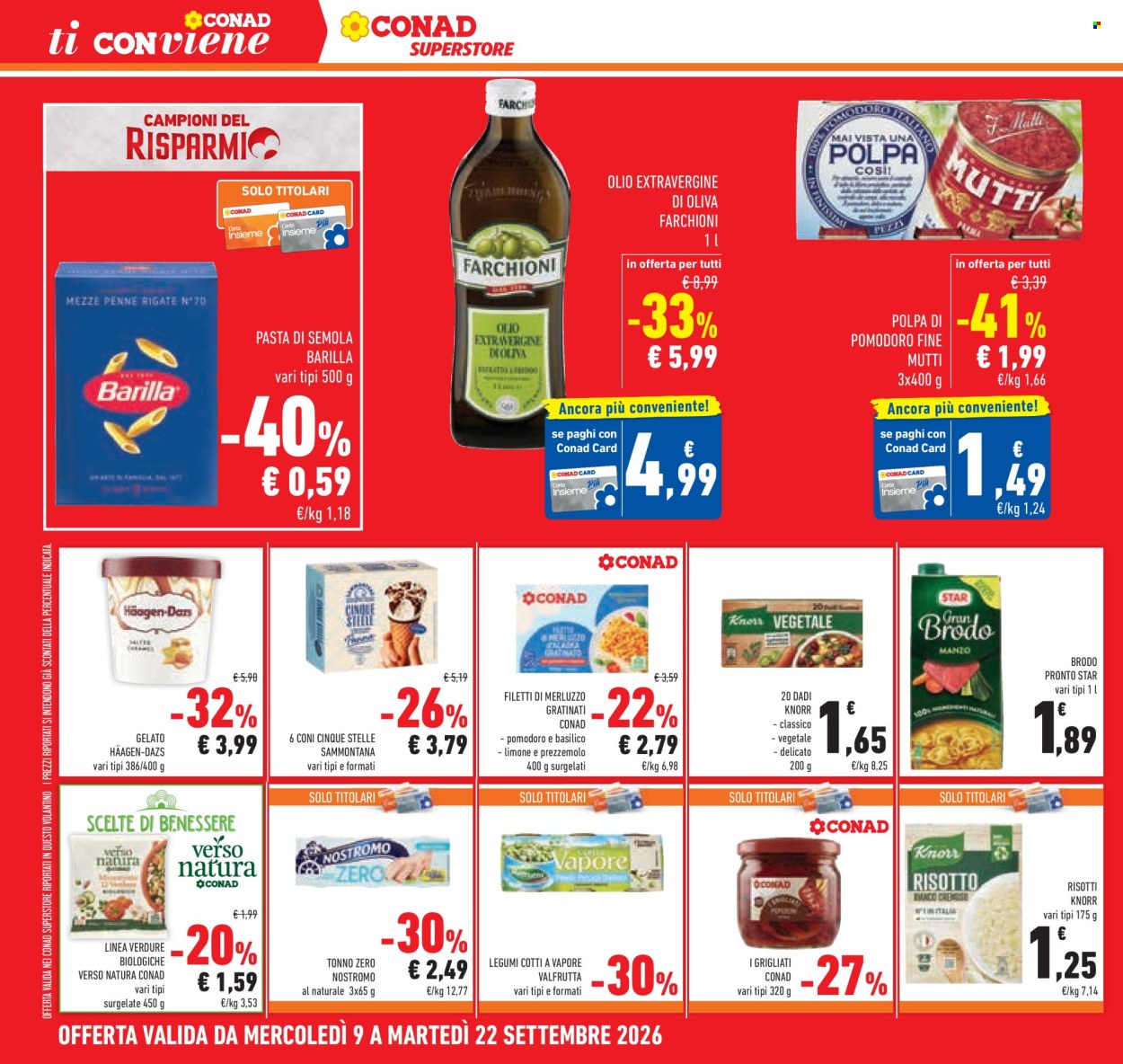 Volantino Conad Superstore - 9/9/2026 - 22/9/2026. Pagina 8