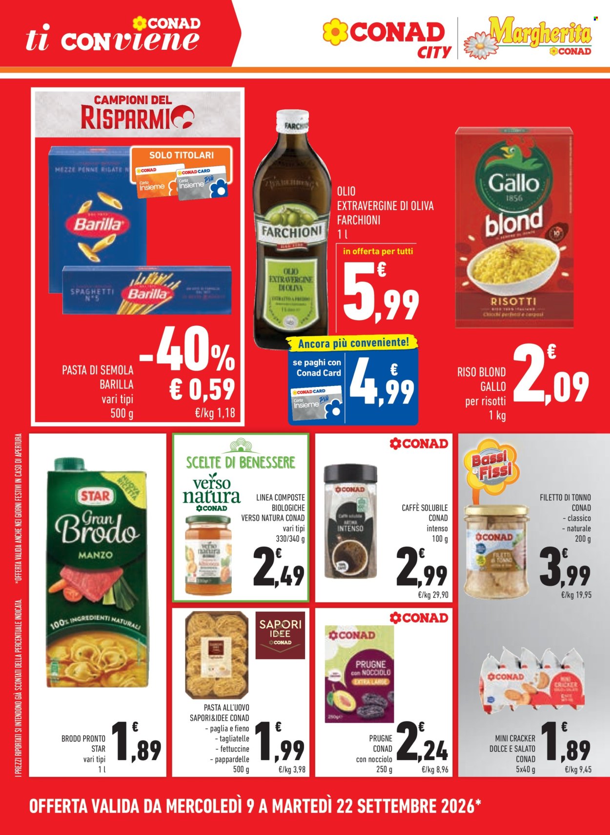 Volantino Conad - 9/9/2026 - 22/9/2026. Pagina 6
