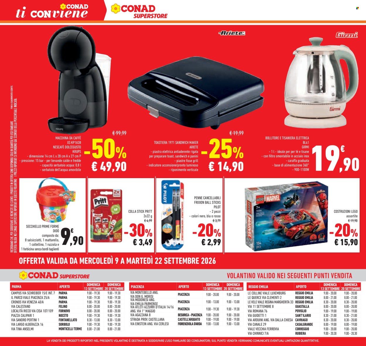 Volantino Conad Superstore - 9/9/2026 - 22/9/2026. Pagina 20