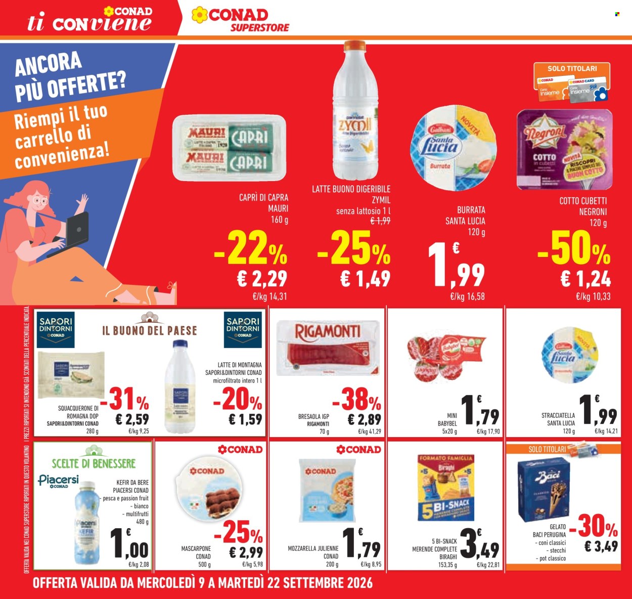Volantino Conad Superstore - 9/9/2026 - 22/9/2026. Pagina 22