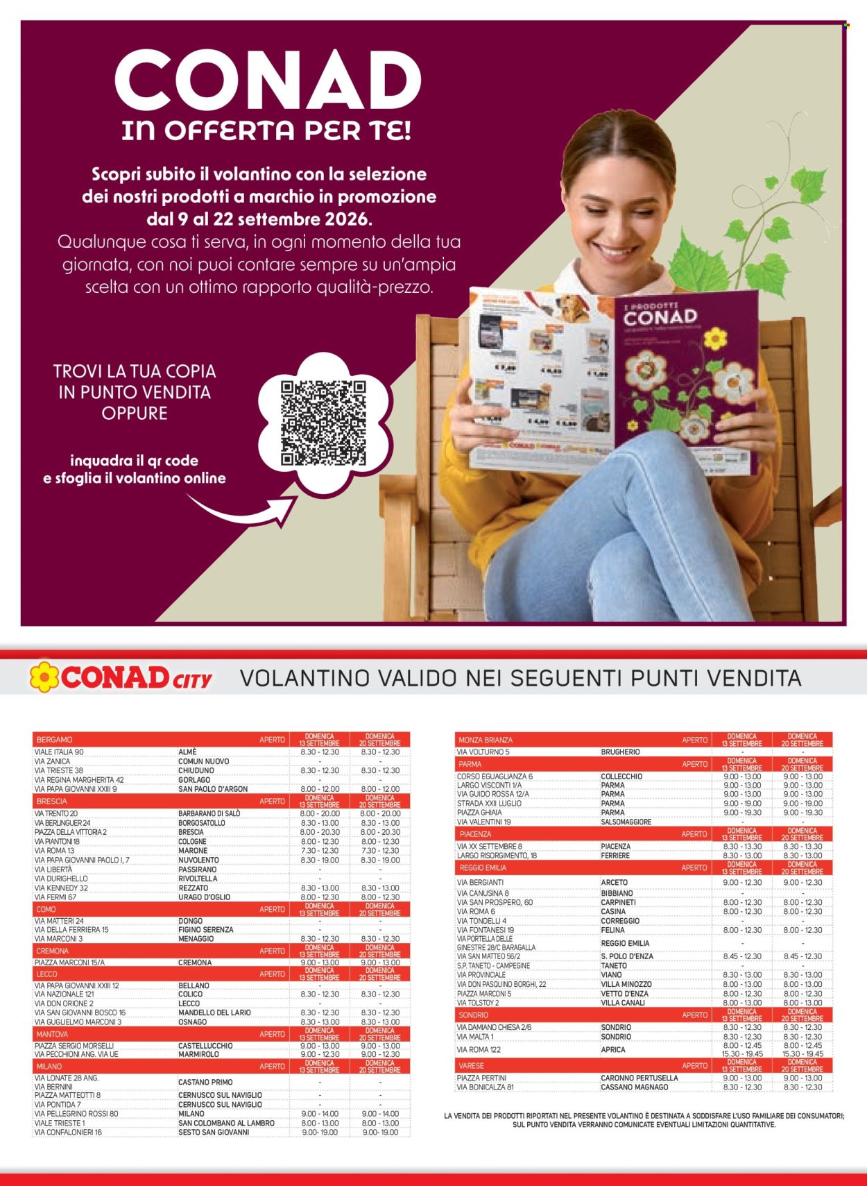 Volantino Conad - 9/9/2026 - 22/9/2026. Pagina 18