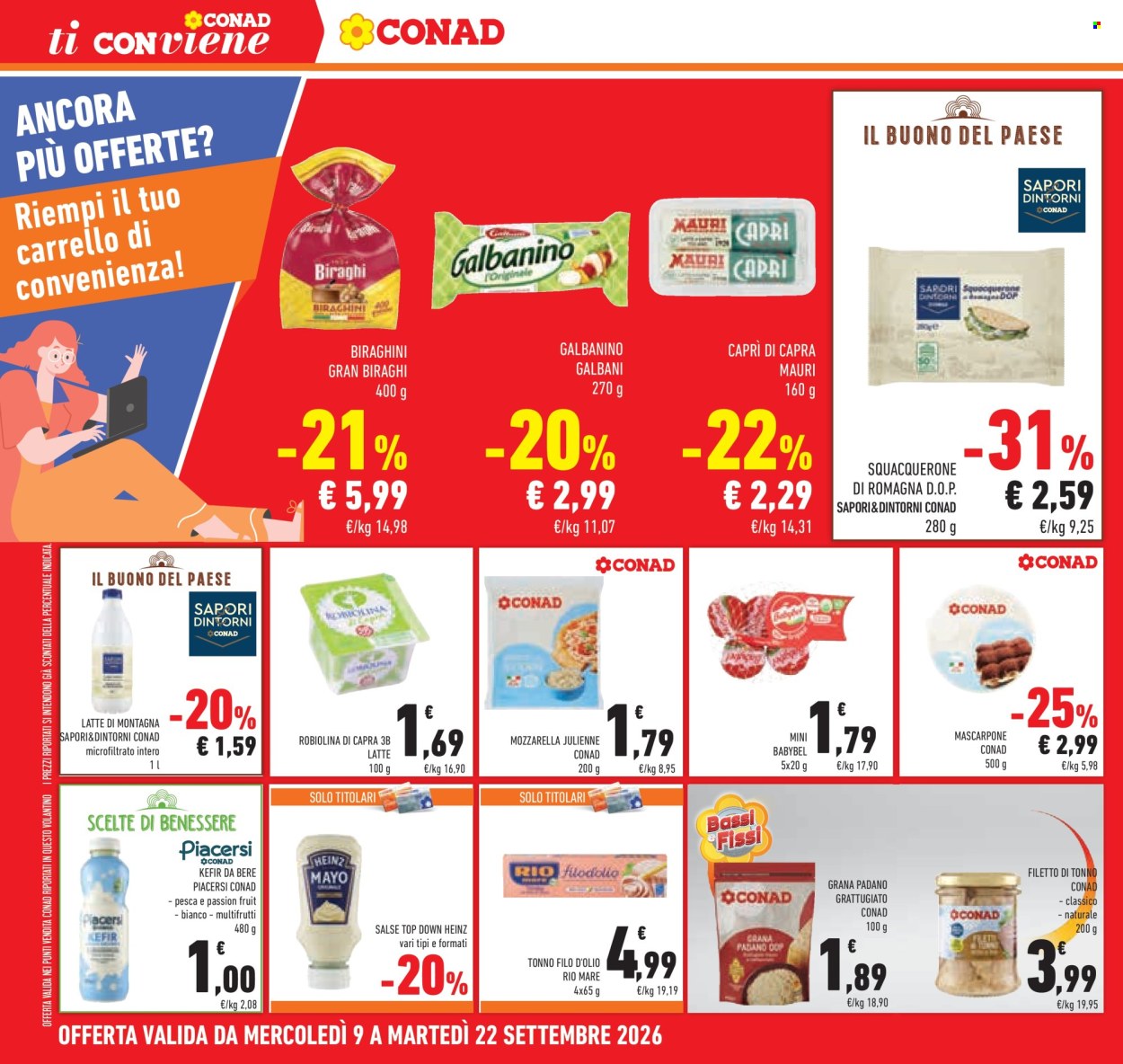 Volantino Conad - 9/9/2026 - 22/9/2026. Pagina 16
