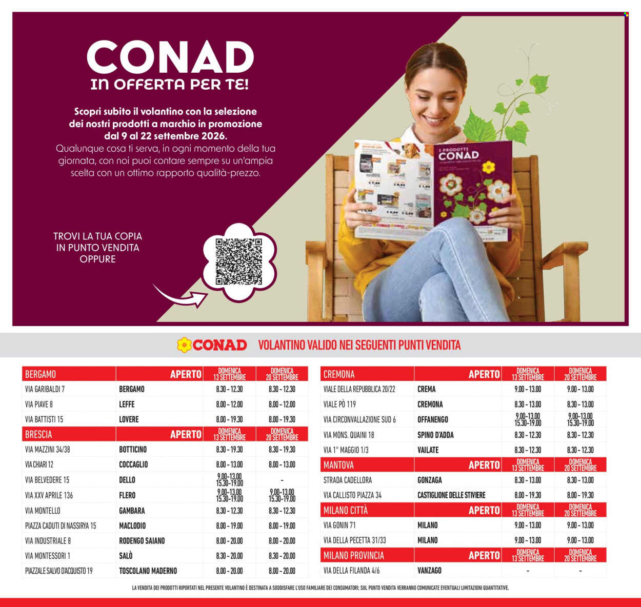 Volantino Conad - 9/9/2026 - 22/9/2026. Pagina 35