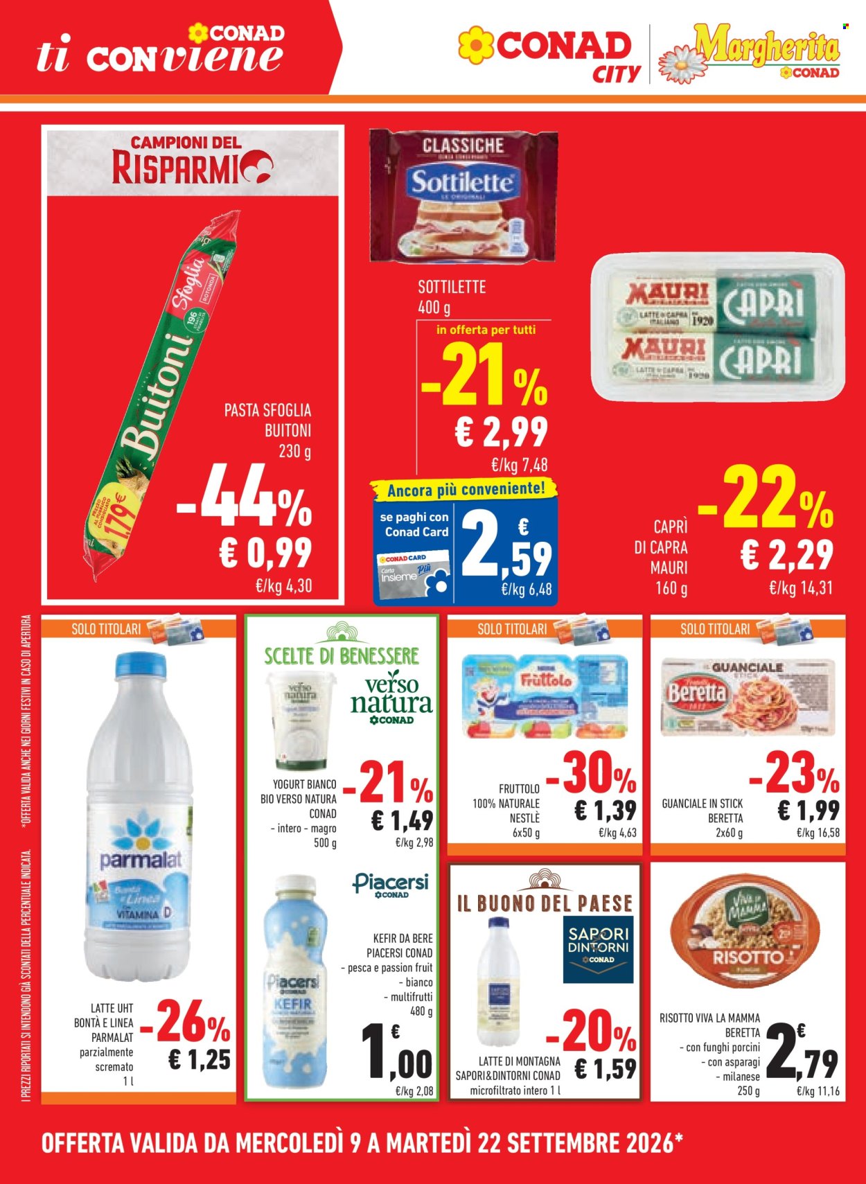 Volantino Margherita Conad - 9/9/2026 - 22/9/2026. Pagina 4