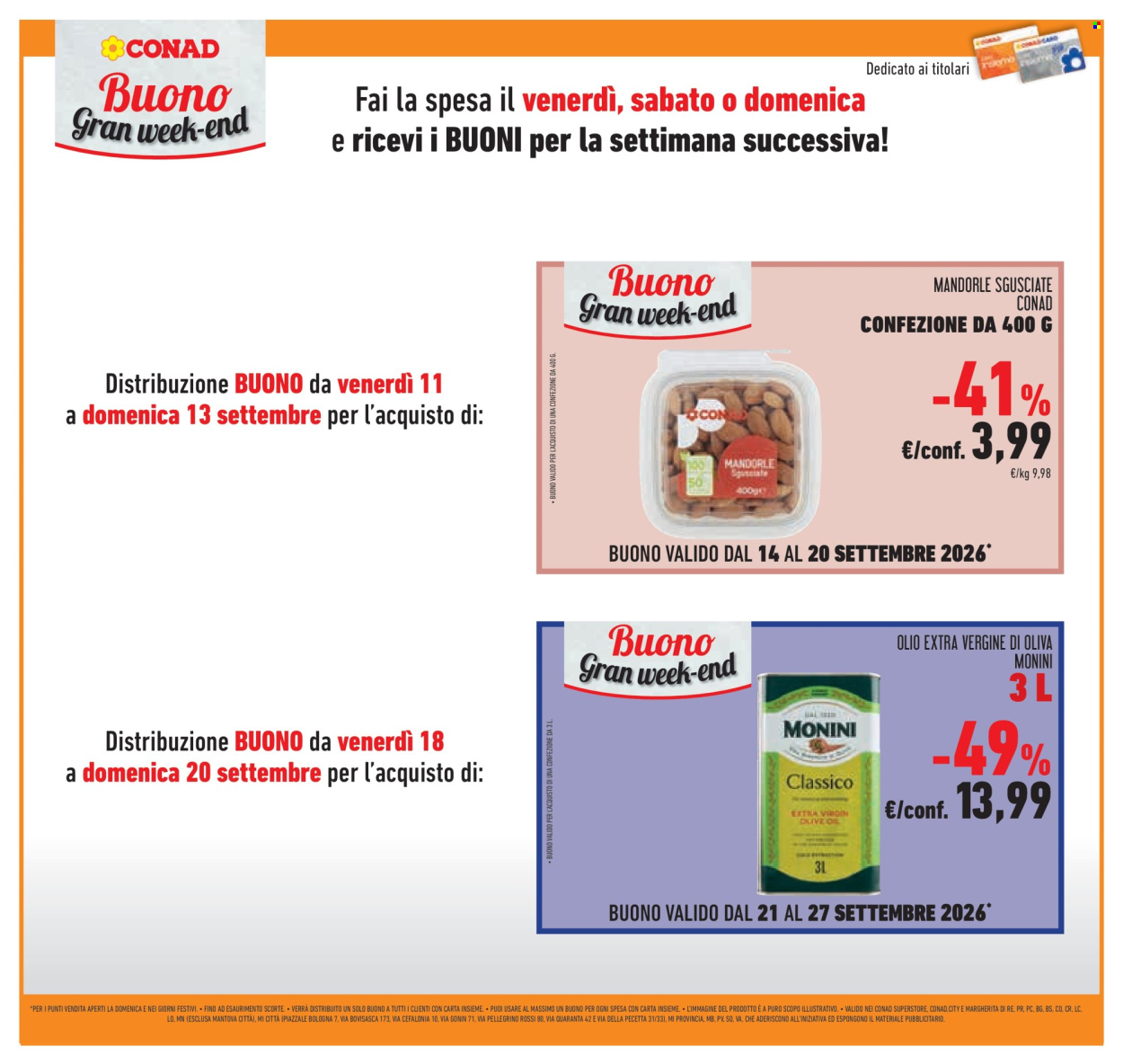 Volantino Conad - 9/9/2026 - 22/9/2026. Pagina 5