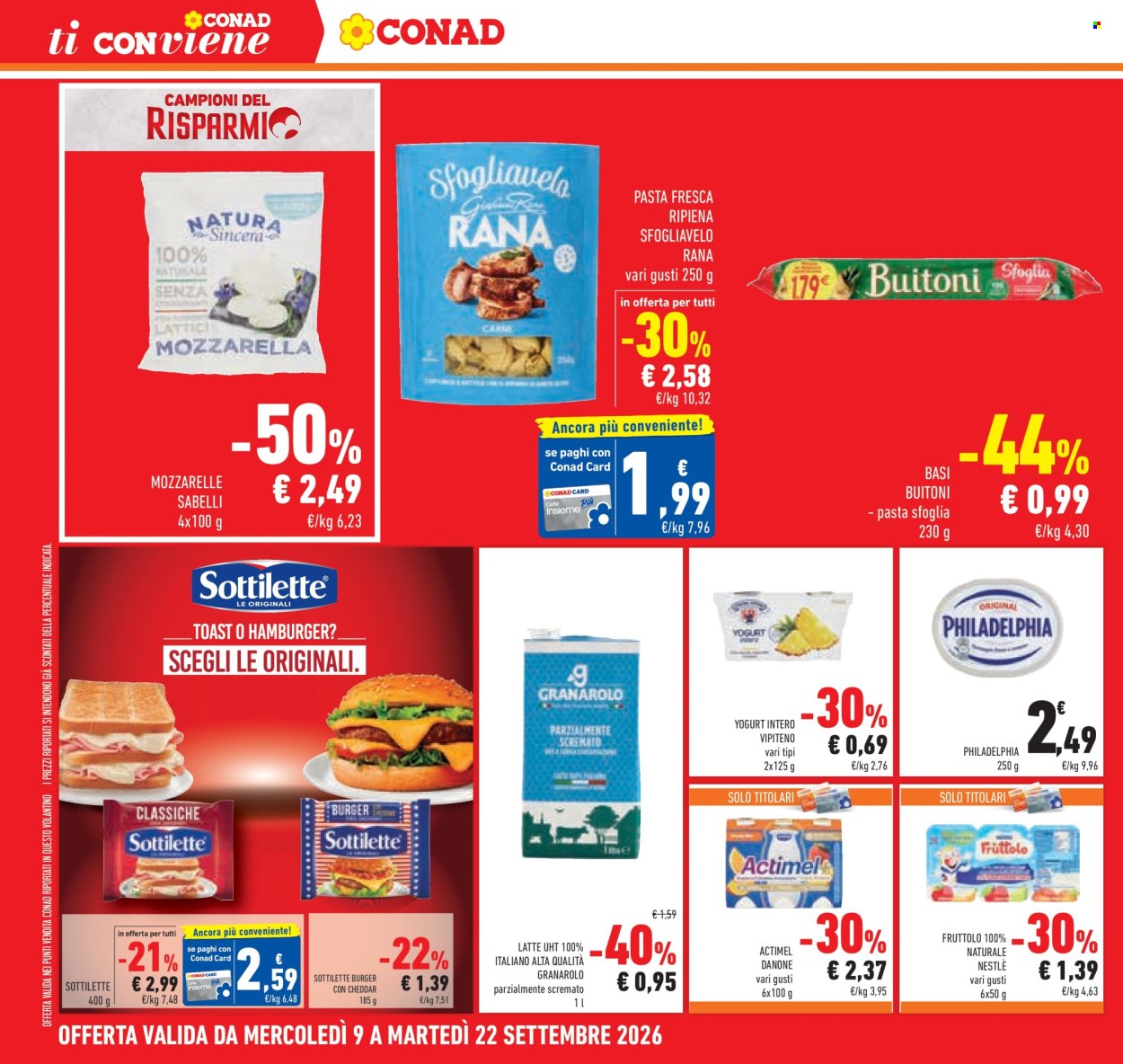 Volantino Conad - 9/9/2026 - 22/9/2026. Pagina 6