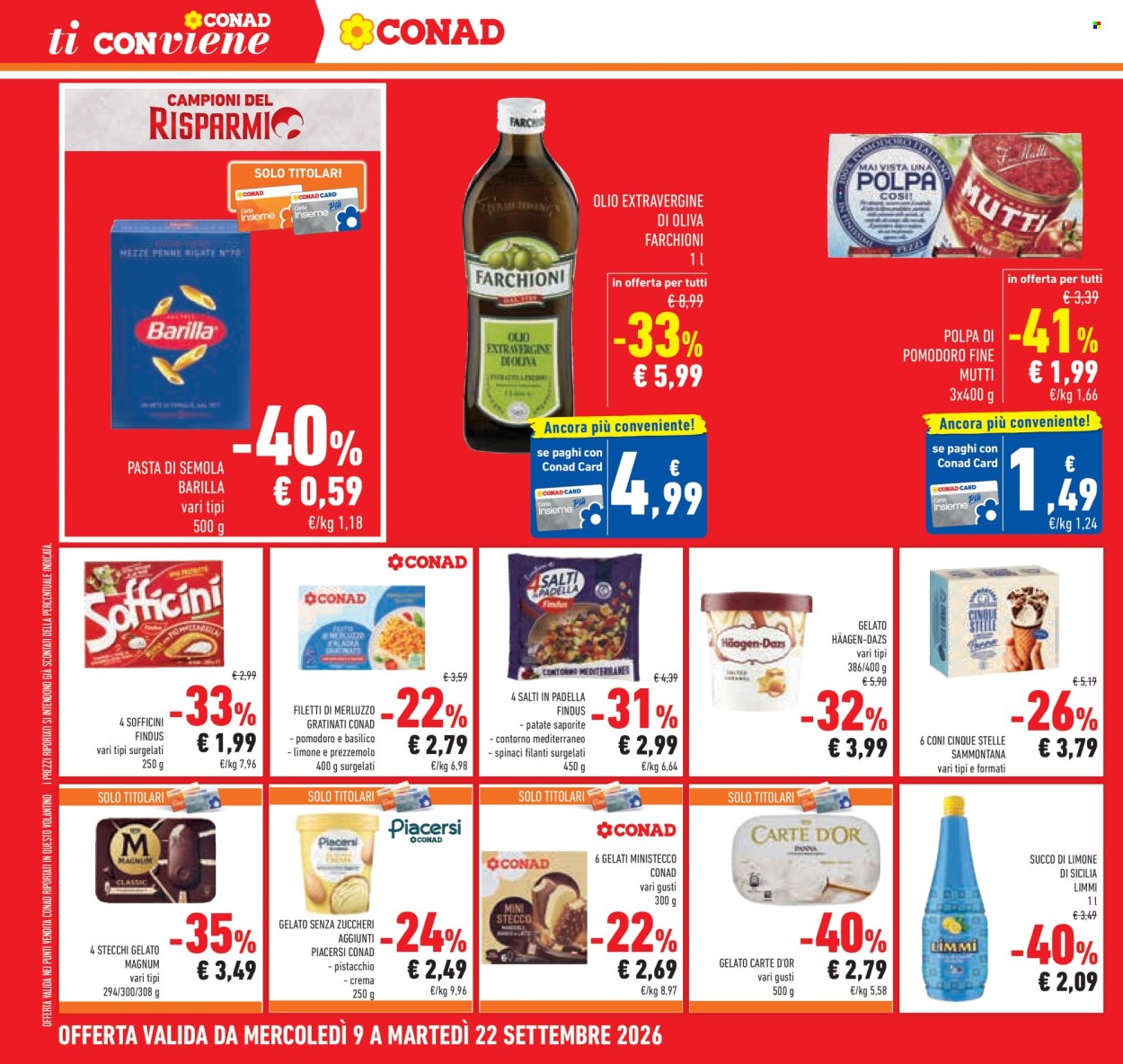 Volantino Conad - 9/9/2026 - 22/9/2026. Pagina 8