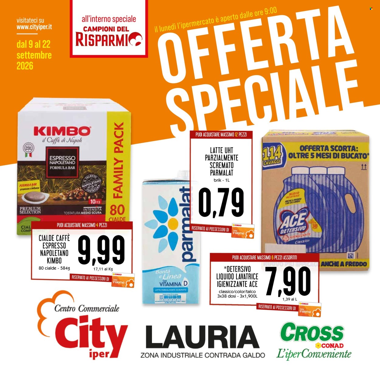 Volantino Conad Superstore - 9/9/2026 - 22/9/2026. Pagina 1