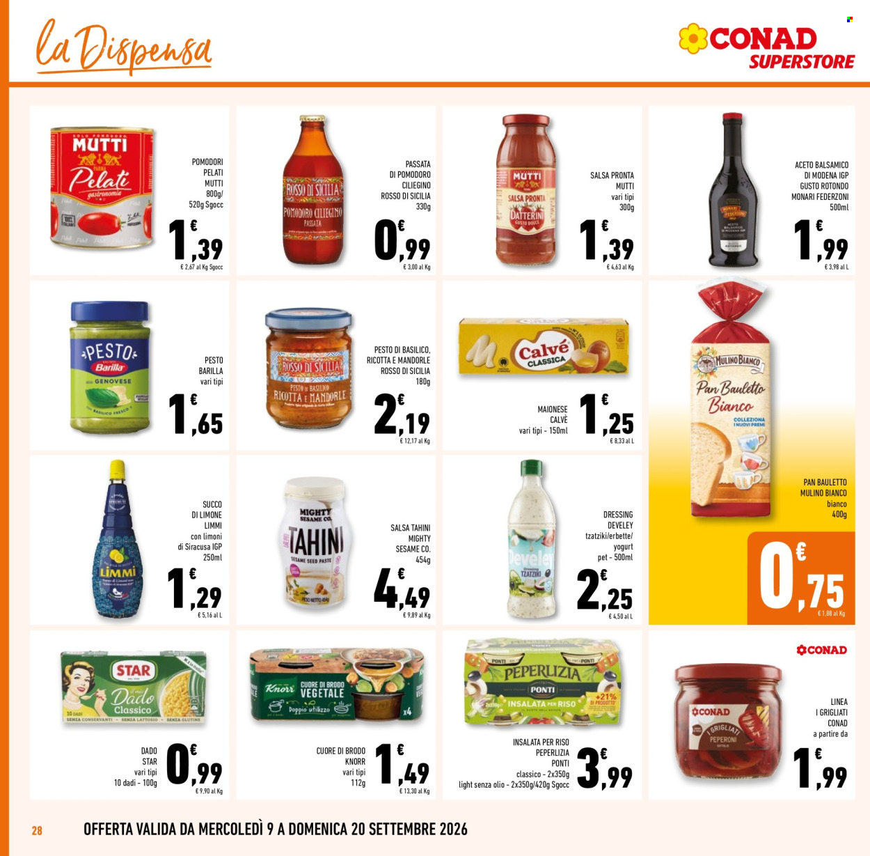 Volantino Conad Superstore - 9/9/2026 - 22/9/2026. Pagina 28