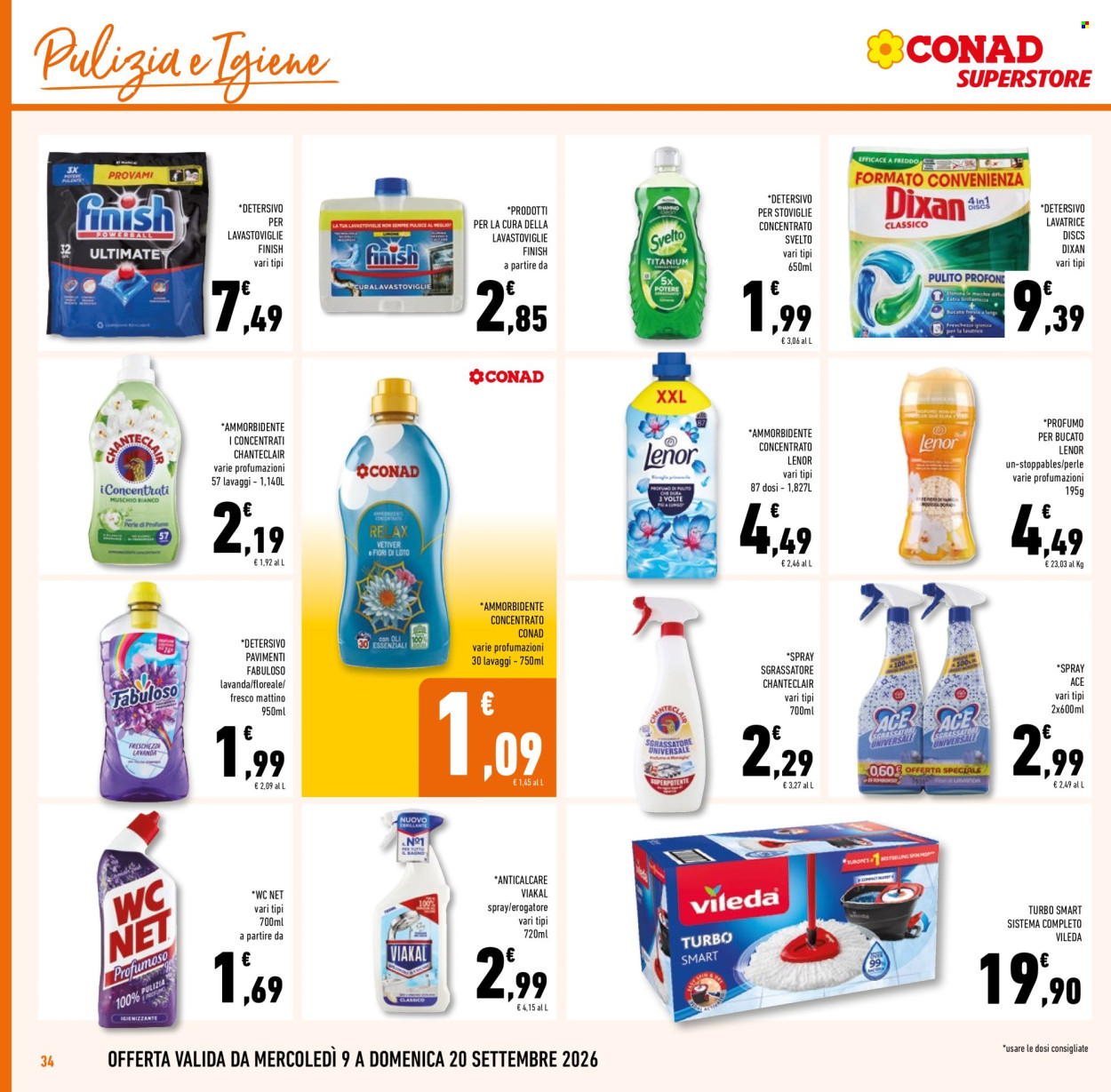 Volantino Conad Superstore - 9/9/2026 - 22/9/2026. Pagina 34