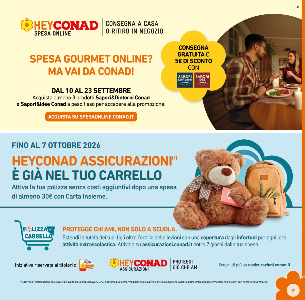 Volantino Conad Superstore - 9/9/2026 - 22/9/2026. Pagina 39