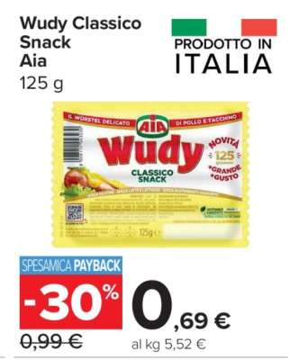 Wudy Classico Snack Aia