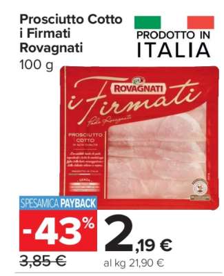 PROSCIUTTO COTTO I FIRMATI ROVAGNATI