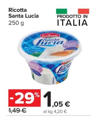 Ricotta Santa Lucia