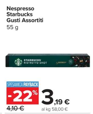 Nespresso Starbucks Gusti Assortiti