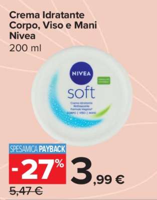 Crema Idratante Corpo, Viso e Mani Nivea