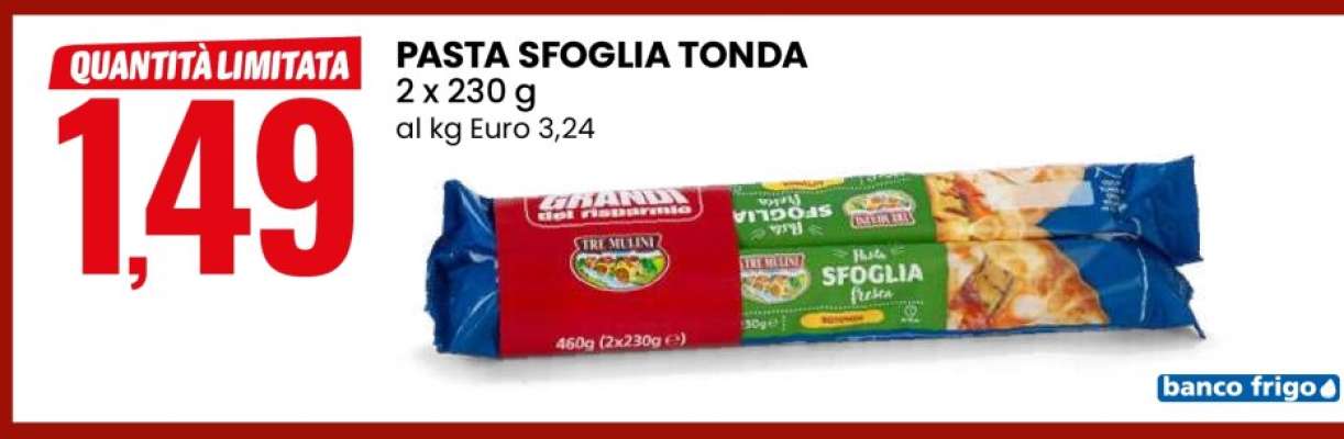 PASTA SFOGLIA TONDA