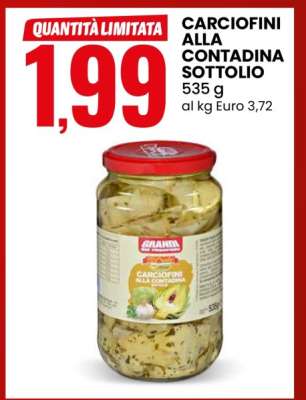 CARCIOFINI ALLA CONTADINA SOTTOLIO