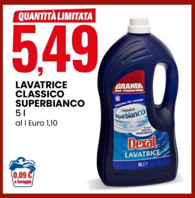 LAVATRICE CLASSICO SUPERBIANCO