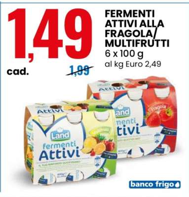 FERMENTI ATTIVI ALLA FRAGOLA/MULTIFRUTTI