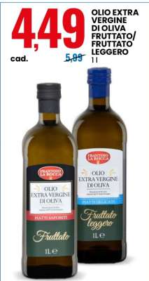 OLIO EXTRA VERGINE DI OLIVA FRUTTATO/FRUTTATO LEGGERO